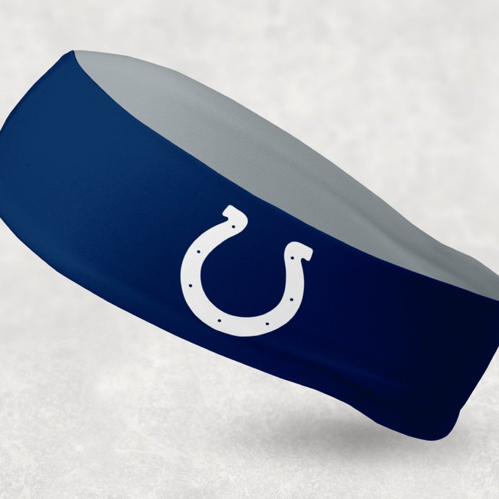2 Pack - NEW - Reversible Indianapolis Colts Headband